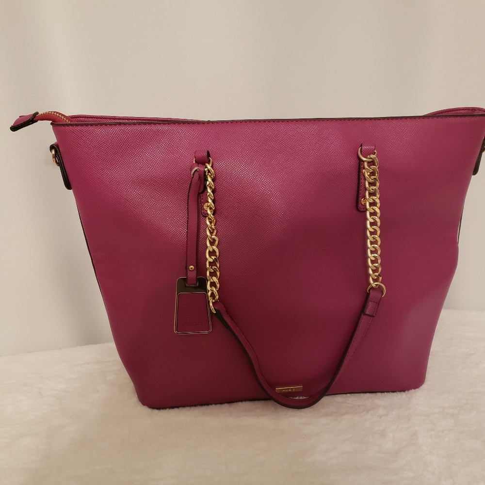 ALDO Tote - color is Berry